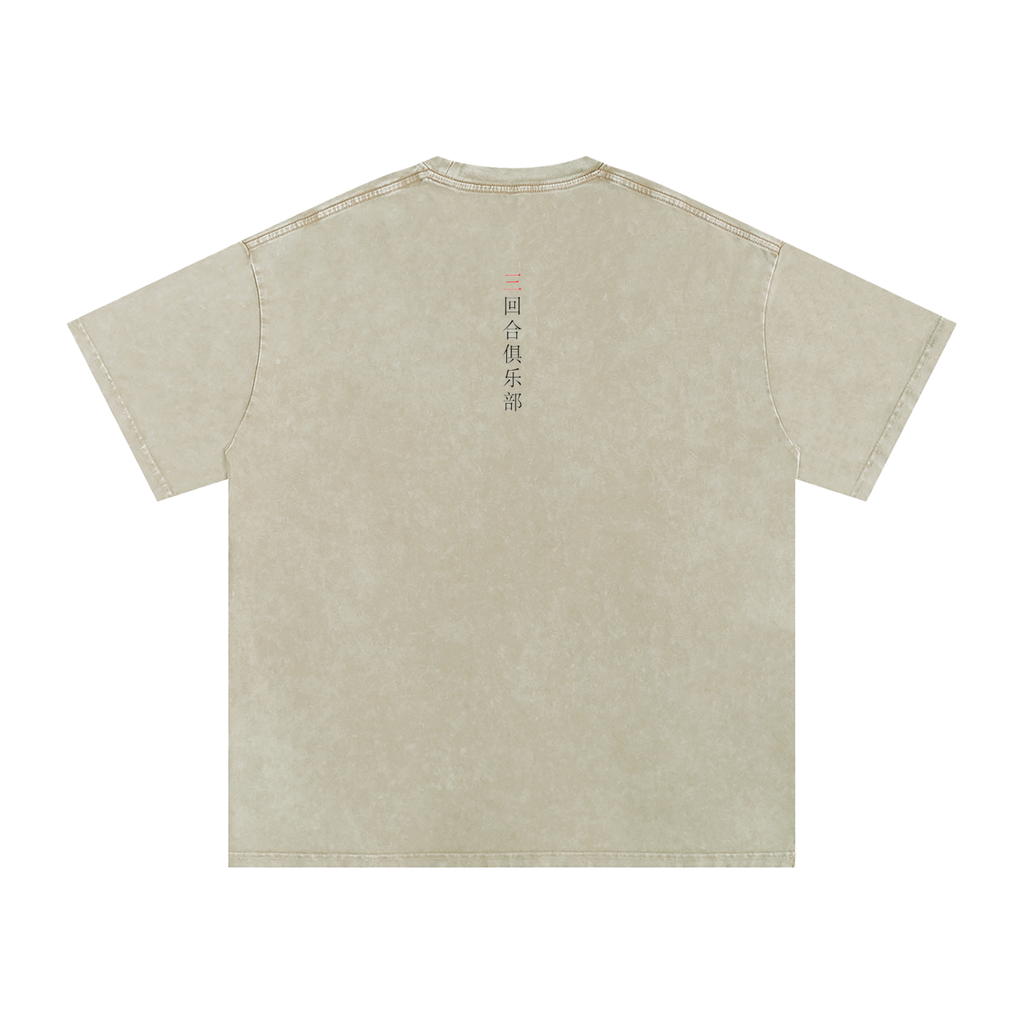 3ROUND CLUB STANDARD HOODIE SNOW WASHED